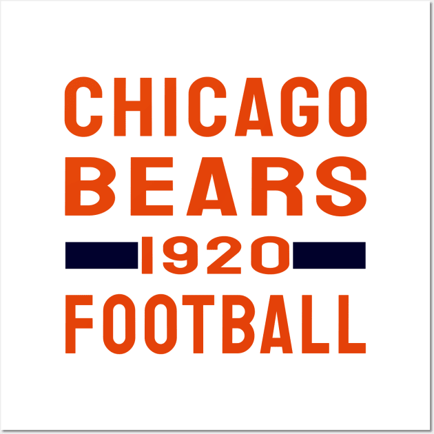 Chicago Bears Football Classic Wall Art by Medo Creations